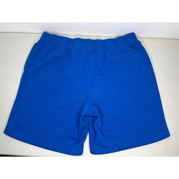 FILA Men's XXL 2XL Blue Drawstring Sweat Shorts Pockets Logo Comfort Sports EUC - Picture 7 of 16